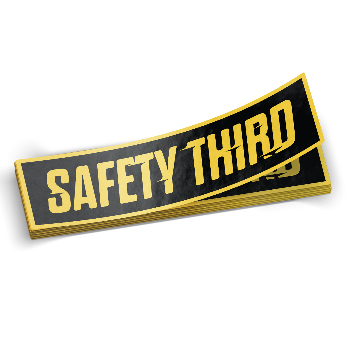 Safety Third Bar Sticker