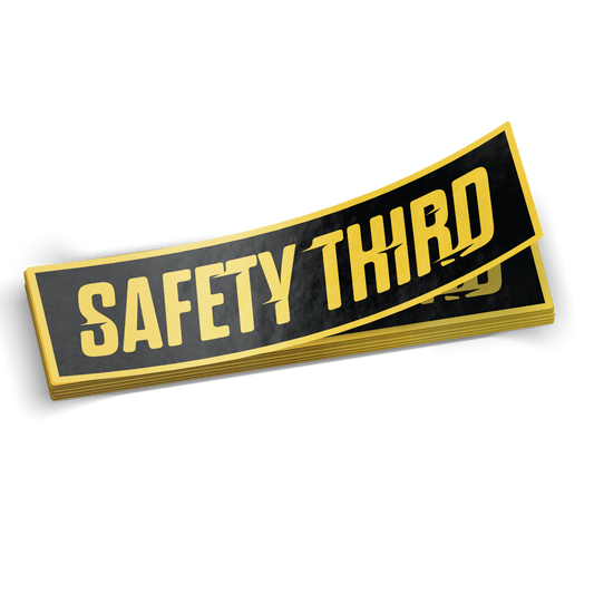 Safety Third Bar Sticker